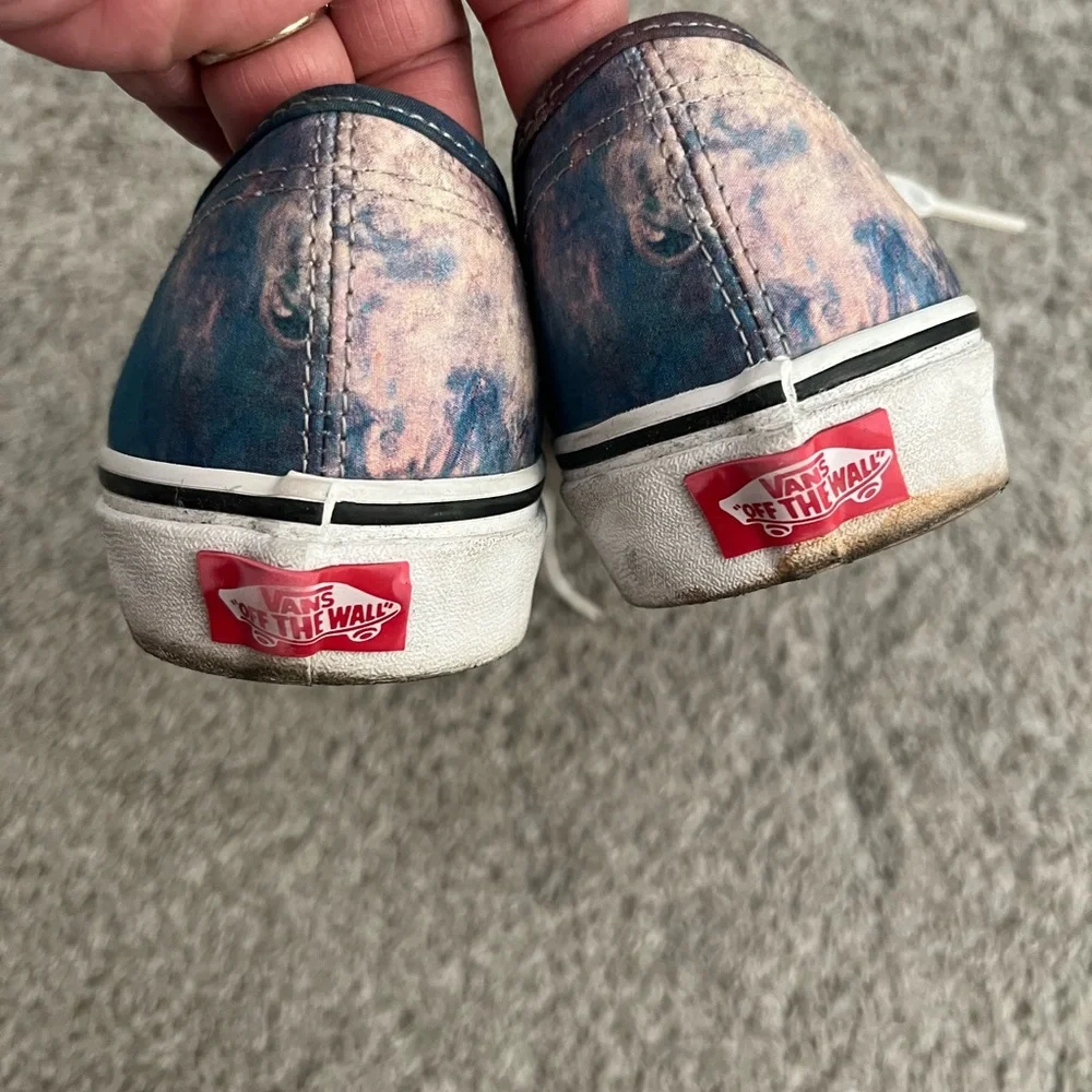 Vans + MOMA Claude Monet Sneakers US Men’s 7.5 Women’s 9 EU 40 GUC - Picture 4 of 7